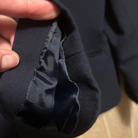 Nine West Navy Women’s blazer size 12 - Picture 6 of 10